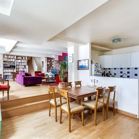 Daire Guestready - Bright And Spacious Duplex In The Heart Of Paris *